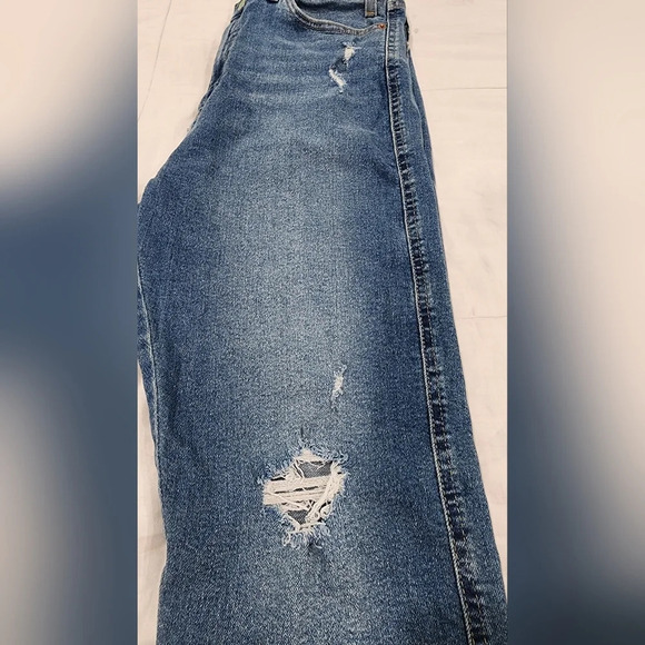 Signature Levi Strauss Heritage High Rise Straight Leg Blue Denim Sz 16 - Picture 3 of 7